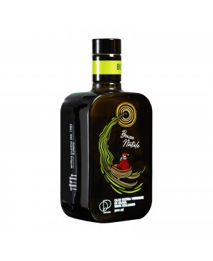 Natale | Olio Extravergine di Oliva Bio Peranzana 500 ml, Spremuto Freddo, Pluripremiato, 100% Italiano, Compra dal Produttore