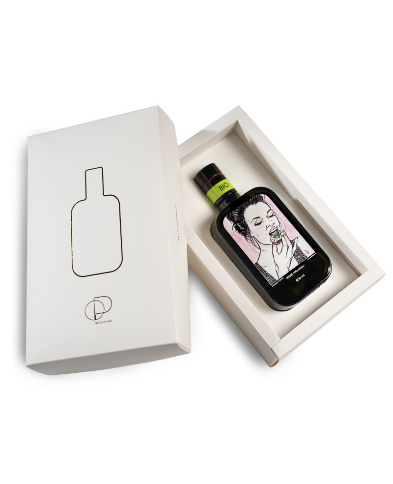 Petrilli Art Line Gift Box | Italian Organic Extra Virgin Olive Oil 500ml - Taste of Art, Organic Gourmet for Food Lovers