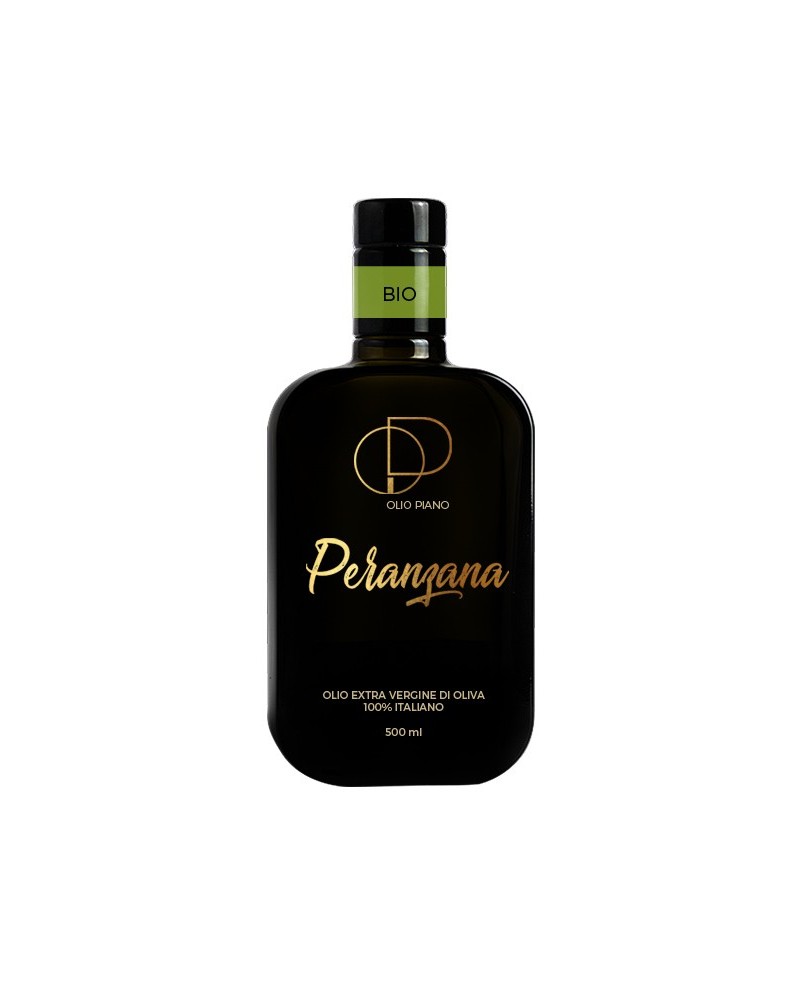 Olio Extravergine di Oliva Biologico Peranzana 500 ml | Spremuto a Freddo, Pluripremiato, 100% Italiano – Compra dal produttore