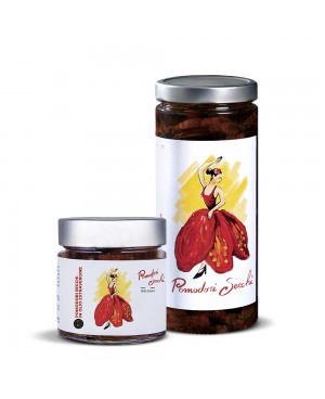 Tomatoes in Oil | Sun-Dried Tomatoes in Award-Winning Extra Virgin Olive Oil, 100% Italian, Ancient Recipe, Ready to Use