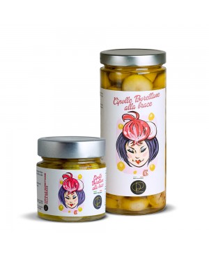 Oignons à l'Huile | Oignons Grillés dans l'Huile d'Olive Extra Vierge Primée, 100% Italiens, Recette Ancienne, Prêts à l'Emploi