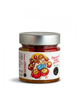 Paprika in Öl | Mit Thunfisch Gefüllte Paprika in Nativem Olivenöl extra 212 ml, 100% Italienisch, Altes Rezept, Verzehrfertig