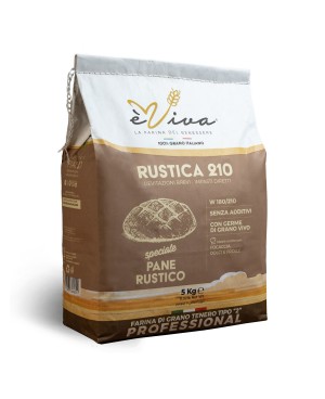 Rustica 210 | High-Extraction Flour/Semi-Whole Wheat Flour Italian Type 2, Flour for Bread, glyphosate-free