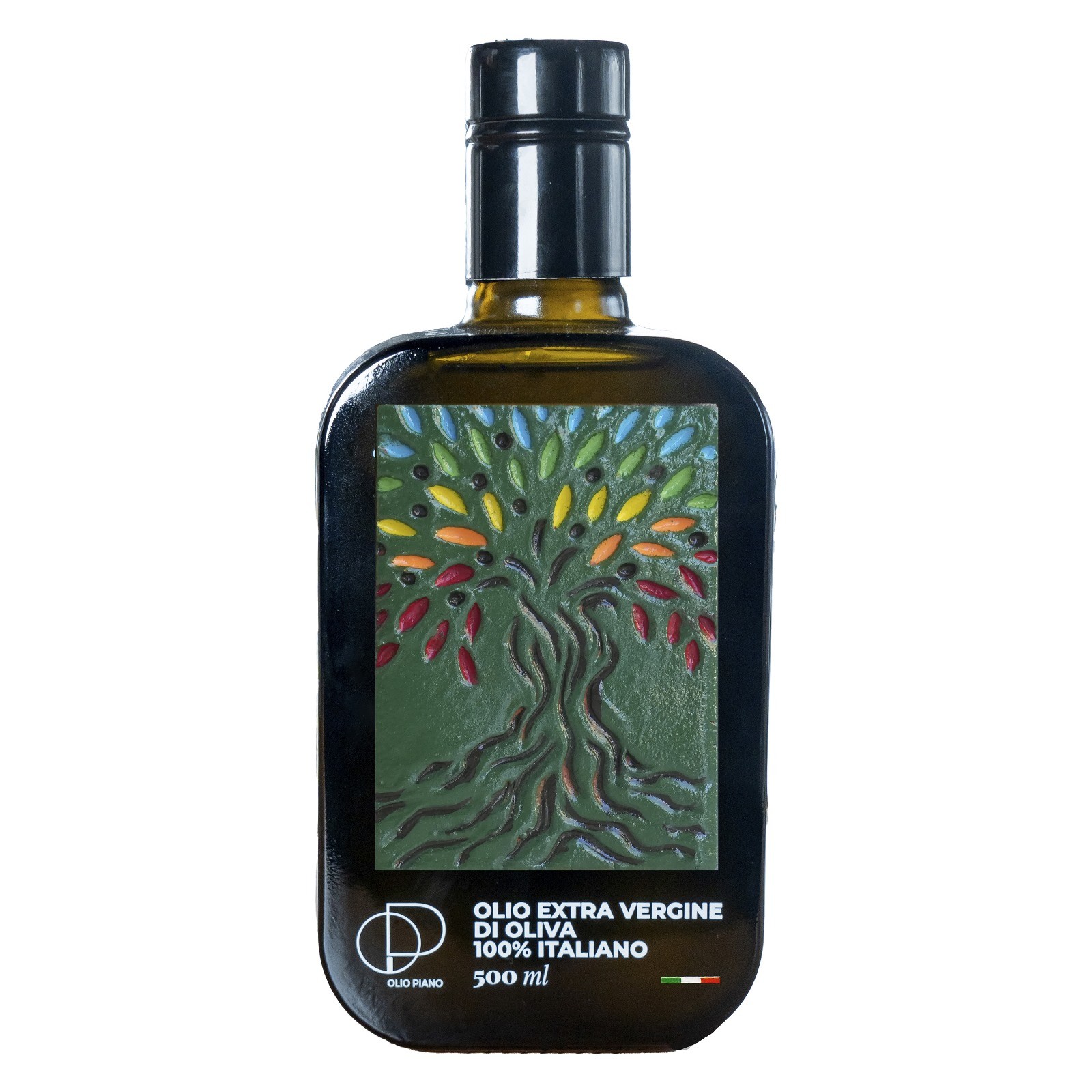 Ceramic heart | Organic Peranzana Olive Oil 500 ml from Puglia - Ethical & Eco-Friendly & Supportive Gift